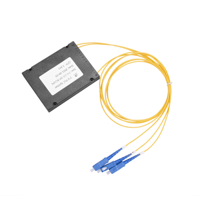 PLC optique du diviseur G657A 1x2 de fibre de module de Sc/ABS d'UPC 2.0mm 1M unimodal