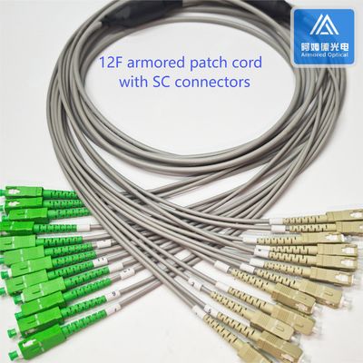 12 Core Spiral Armored Patch Cord