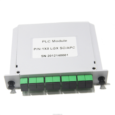 boîte optique de diviseur du diviseur LGX de cassette de fibre de Sc FC UPC RPA de la manière 1x8