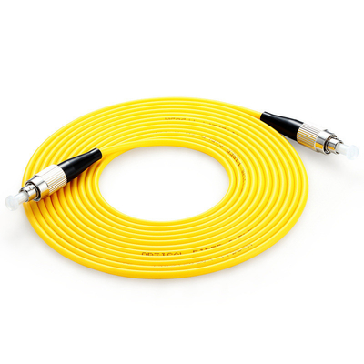Mode unitaire optique Fc-Fc de corde de correction de fibre de PVC LSZH 3.0mm