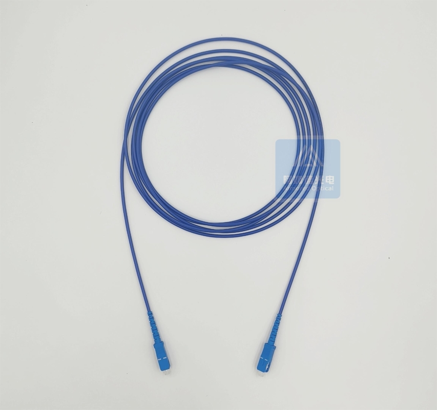Connector Sc Upc Patch Cord 15m 3.0mm Blue LSZH  Flame Resistant FTTH FTTX