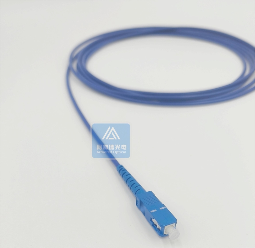 Connector Sc Upc Patch Cord 15m 3.0mm Blue LSZH  Flame Resistant FTTH FTTX