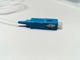 Connecteur en acier optique de Sc UPC de diviseur de tube de PLC 0.9mm du diviseur 1x4 de fibre