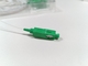 Mini boursouflure optique de PLC de diviseur de fibre du tube 1x16 SCAPC emballant la couleur blanche
