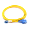 Correction optique de fibre de Sc UPC-LC UPC attacher le câble du duplex 3.0mm G657A Lzsh de mode unitaire