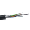 Veste externe de fibre de HDPE de câbles optiques de PE blindé du mode unitaire GYTS/GYTA