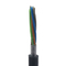 Veste externe de fibre de HDPE de câbles optiques de PE blindé du mode unitaire GYTS/GYTA