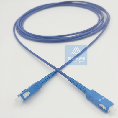 Connector Sc Upc Patch Cord 15m 3.0mm Blue LSZH  Flame Resistant FTTH FTTX